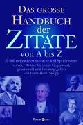 Imagen de archivo de Das groe Handbuch der Zitate a la venta por medimops