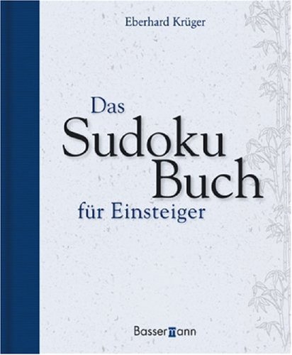 9783809422211: Das Sudokubuch fr Einsteiger