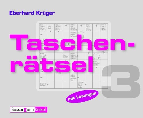 9783809423928: Taschenrtsel 3