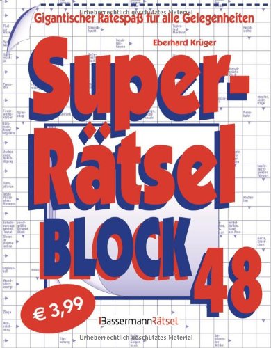 9783809427803: Superrtselblock 48: Gigantischer Ratespa fr alle Gelegenheiten - Krger, Eberhard