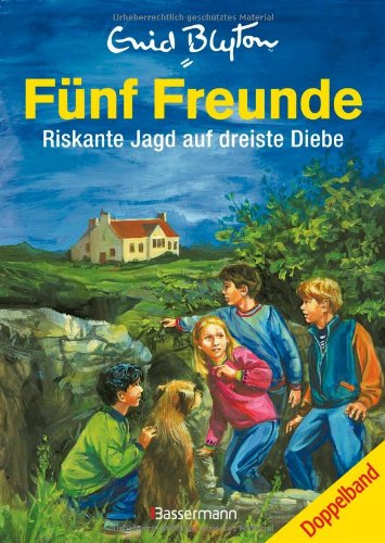 Beispielbild fr Fnf Freunde - Riskante Jagd auf dreiste Diebe: Doppelband: Fnf Freunde und das Hhlengeheimnis; Fnf Freunde und die Juwelendiebe. Doppelb zum Verkauf von Ammareal