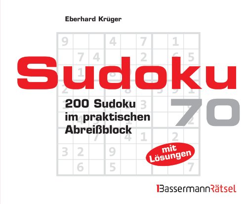 9783809428589: Sudoku Block 70: 200 Sudoku - Bloque de herramientas