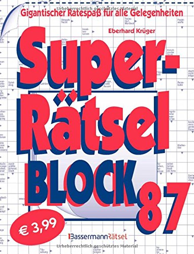 9783809432449: Superrtselblock 87: Gigantischer Ratespa fr alle Gelegenheiten