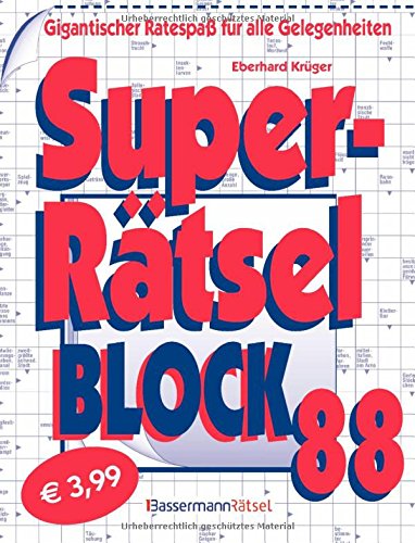 9783809432456: Superrtselblock 88: Gigantischer Ratespa fr alle Gelegenheiten