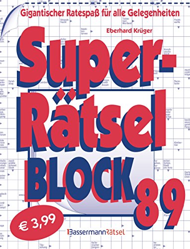 9783809432463: Superrtselblock 89