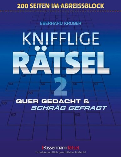 9783809432746: Knifflige Rtsel 2 (Block)