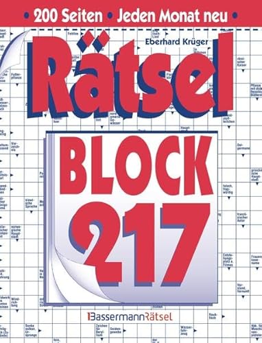 9783809433897: Rtselblock. Bd.217