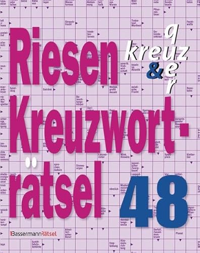 9783809434207: Riesen-Kreuzwortrtsel 48