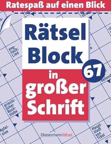 9783809434238: Rtselblock in groer Schrift 67