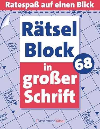 9783809434245: Rtselblock in groer Schrift 68