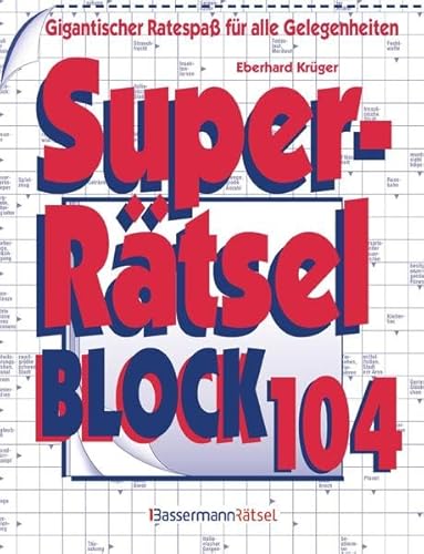 9783809435570: Superrtselblock 104