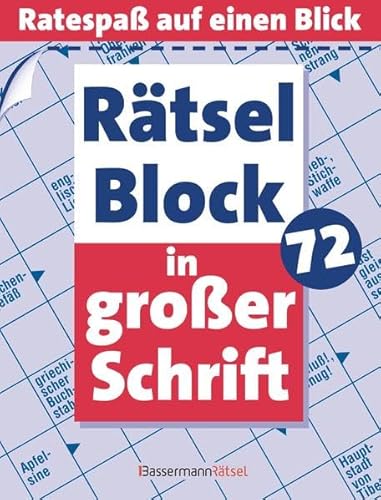 9783809435778: Rtselblock in groer Schrift 72