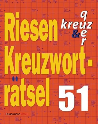 9783809435808: Riesen-Kreuzwortrtsel 51