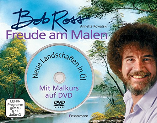 Stock image for Freude am Malen-Set: Neue Landschaften in l. Mit Malkurs auf DVD mit O-Ton Bob Ross, deutsch untertitelt for sale by medimops