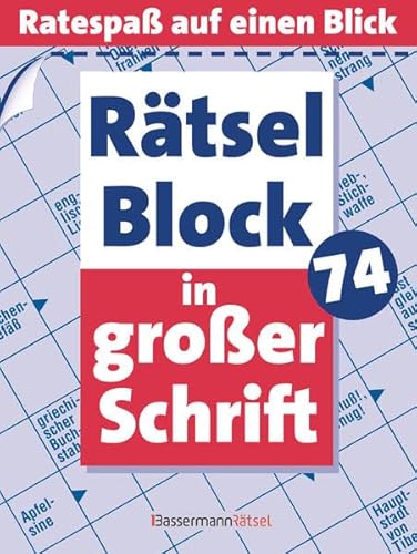 9783809437321: Rtselblock in groer Schrift 74