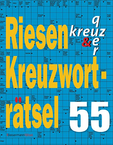 9783809437406: Riesen-Kreuzwortrtsel 55