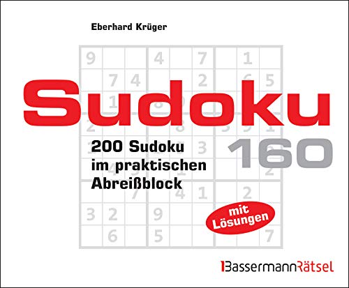 Beispielbild fr Sudoku Block 160: 200 Sudoku im praktischen Abrei block zum Verkauf von WorldofBooks