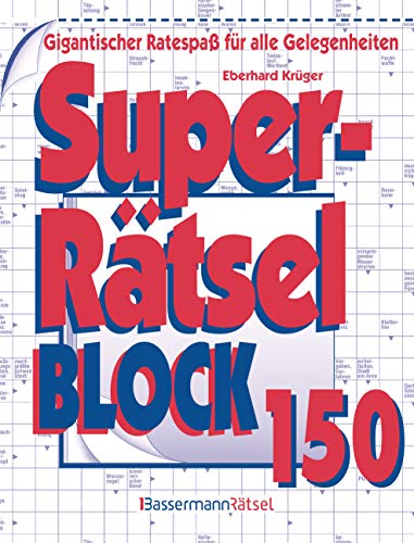 Stock image for Superrtselblock 150: Gigantischer Ratespa fr alle Gelegenheiten for sale by Revaluation Books