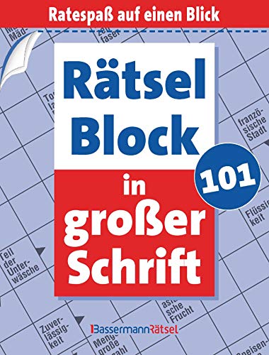 Beispielbild fr Rtselblock in groer Schrift 101 zum Verkauf von MusicMagpie