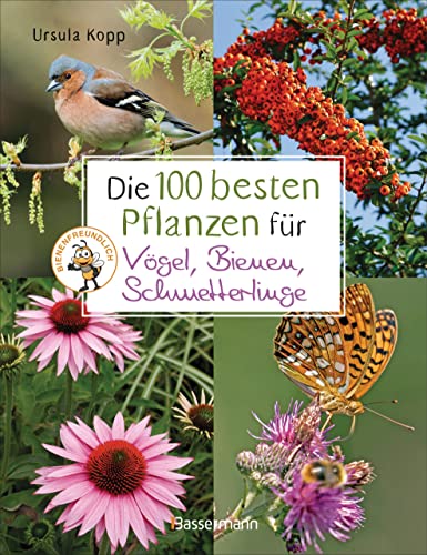 9783809445036: Die 100 besten Pflanzen fr Vgel, Bienen, Schmetterlinge: Mehr Artenvielfalt im Naturgarten. kologisch, nachhaltig, bienenfreundlich