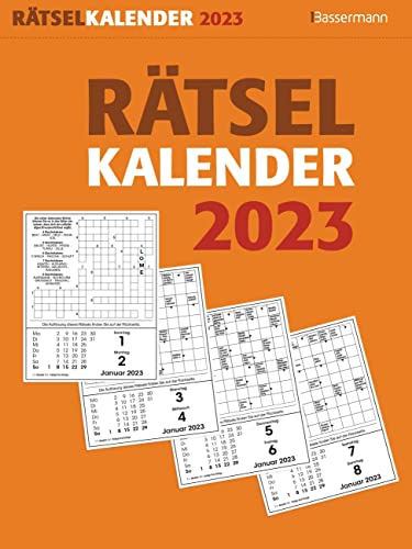 Beispielbild fr Rtselkalender 2023. Der beliebte Abreikalender fr alle Rtselfreunde zum Verkauf von medimops