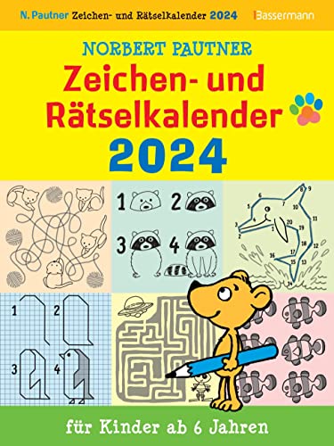 Beispielbild für Zeichen- und Rätselkalender für Kinder ab 6 Jahren. ABK 2024 zum Verkauf von medimops