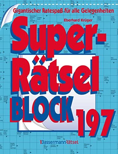 Beispielbild fr Superrtselblock 197 (5 Exemplare  4,99  ): Gigantischer Ratespa fr alle Gelegenheiten zum Verkauf von Revaluation Books