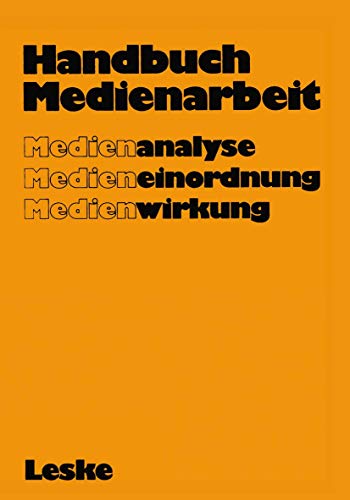 Handbuch Medienarbeit - Gerd Albrecht