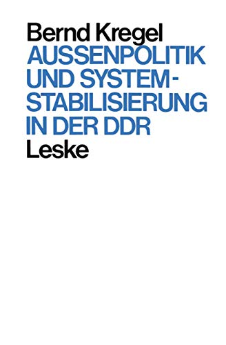 Beispielbild fr Auenpolitik und Systemstabilisierung in der DDR zum Verkauf von Buchpark