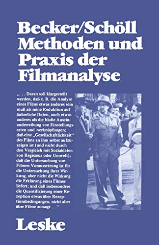 Methoden und Praxis der Filmanalyse - Wolfgang Becker|Norbert Schöll