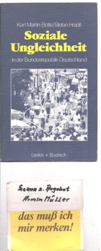 Imagen de archivo de Soziale Ungleichheit in der Bundesrepublik Deutschland a la venta por medimops