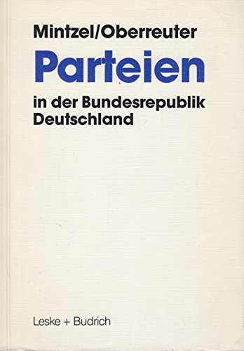 Imagen de archivo de Parteien in der bundesrepublik Deutschland a la venta por Better World Books Ltd