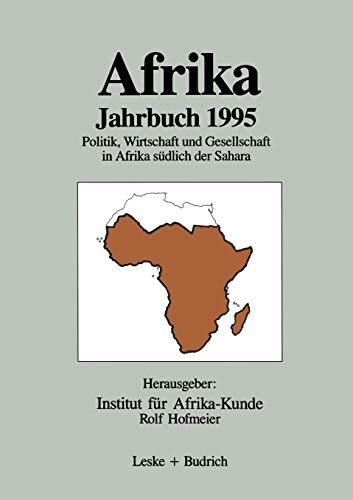 9783810015952: Afrika Jahrbuch 1995: Politik, Wirtschaft Und Gesellschaft in Afrika Sudlich Der Sahara