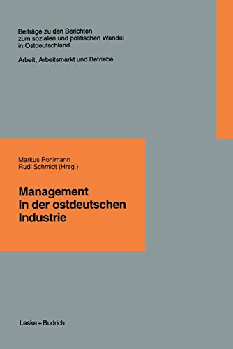 9783810017246: Management in der ostdeutschen Industrie