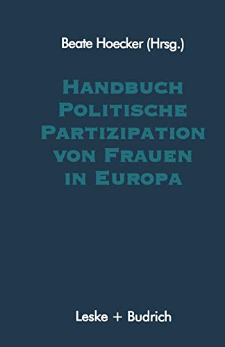 9783810017826: Handbuch Politische Partizipation von Frauen in Europa