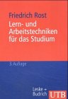 Beispielbild fr Lern- und Arbeitstechniken fr pdagogische Studiengnge von Friedrich Rost zum Verkauf von BUCHSERVICE / ANTIQUARIAT Lars Lutzer