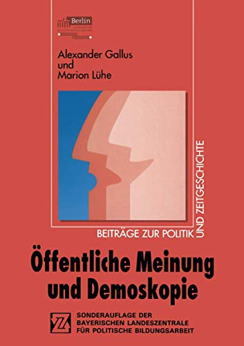 Beispielbild fr ffentliche Meinung und Demoskopie (Beitrge zur Politik und Zeitgeschichte) (German Edition) zum Verkauf von Norbert Kretschmann