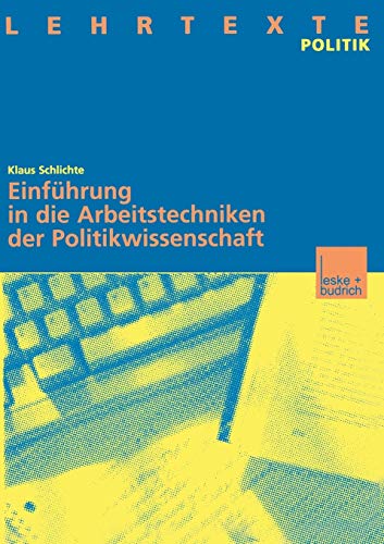 Stock image for Schlichte, Arbeitstechniken Politikwissenschaft for sale by Chiron Media