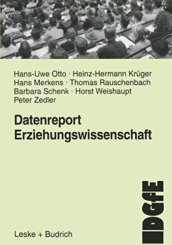 9783810027061: Datenreport Erziehungswissenschaft: Befunde und Materialien zur Lage und Entwicklung des Faches in der Bundesrepublik