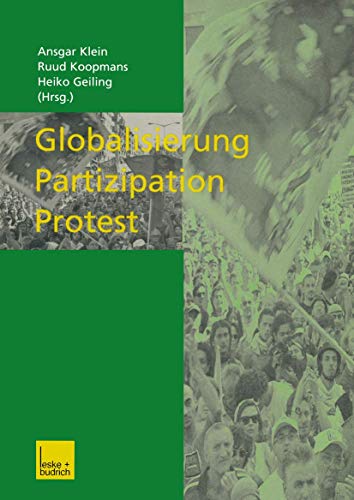 Beispielbild fr Globalisierung, Partizipation, Protest zum Verkauf von medimops