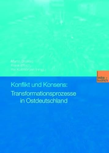 Stock image for Konflikt und Konsens: Transformationsprozesse in Ostdeutschland for sale by medimops