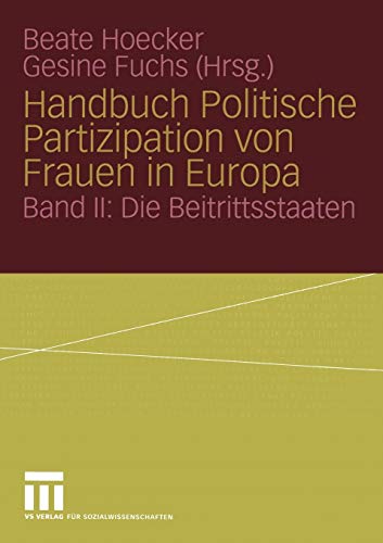 9783810035684: Handbuch Politische Partizipation von Frauen in Europa: Band II: Die Beitrittsstaaten