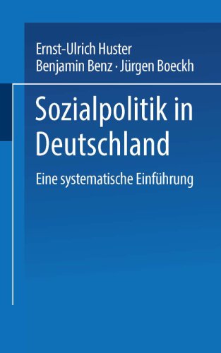 Stock image for Sozialpolitik in Deutschland. Eine systematische Einfhrung for sale by medimops