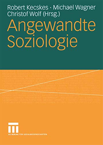 9783810041173: Angewandte Soziologie (German Edition)