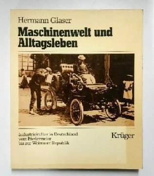 Beispielbild fr Maschinenwelt und Alltagsleben. Industriekultur in Deutschland vom Biedermeier bis zur Weimarer Republik. zum Verkauf von Buli-Antiquariat