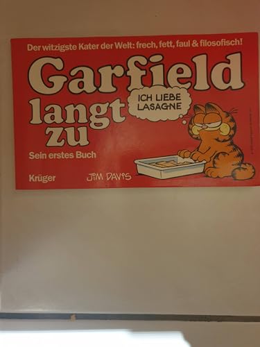 Beispielbild fr Garfield langt zu. Sein erstes Buch. zum Verkauf von Steamhead Records & Books