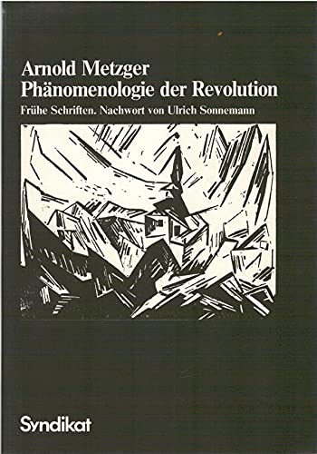 Beispielbild fr Phnomenologier der Revolution: Frhe Schriften zum Verkauf von Kultgut