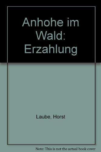 9783810802361: Anhöhe im Wald: Erzählung (German Edition)