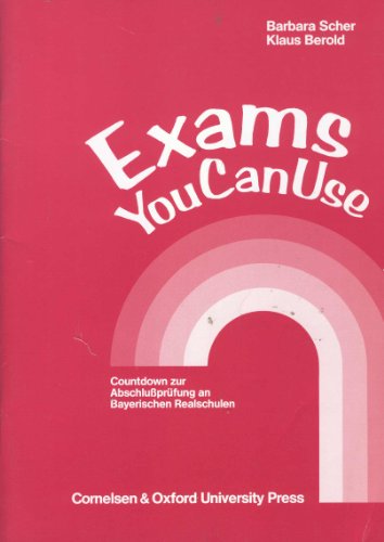 Stock image for Exams You Can Use: Schlerarbeitsheft. Mit eingelegtem Schlssel for sale by Buchmarie