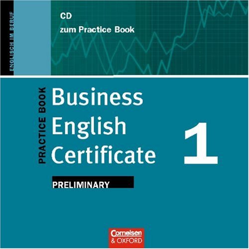 9783810965233: Business English Certificate 1. Preliminary. CD.